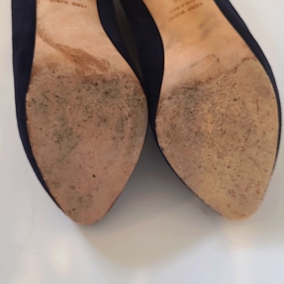 Barneys New York Suede Heeled Booties - Picture 8 of 11